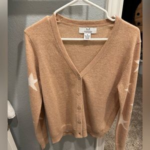 NWOT Cashmere Sweater with Star Detailing